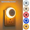EU UK Plug Sensor Control Lamp Energy Saving Motion Sensor Light Plug In Night Lamp  Bedroom