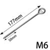 Stainless Steel 304 Eye Bolt, Self-Tapping Screw Eyelet, Butterfly Hand-Tight Self-Sheep Horn Nails