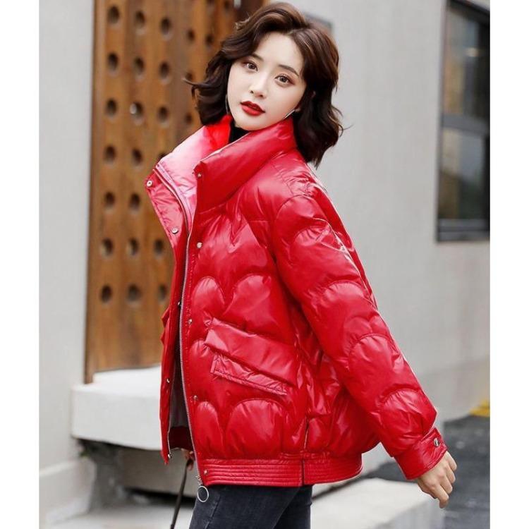 New Korean Winter Loose Cotton Padded Jacket Small Down Coat Glossy Stay Warm Winter Jacket