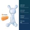 Massaggiagengive in silicone: Giocattolo Bollibile, Antiaderente e Masticabile per l'Esplorazione Orale e il Sollievo dalla Dentizione.