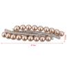 Double Row Hair Clip High-end Elegant Barrettes Exquisite Spring Hairpin  Hair Accessories