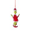 Green Enchanting Monster Christmas Decor Vibrant Acrylic Hanging Ornament For Auto