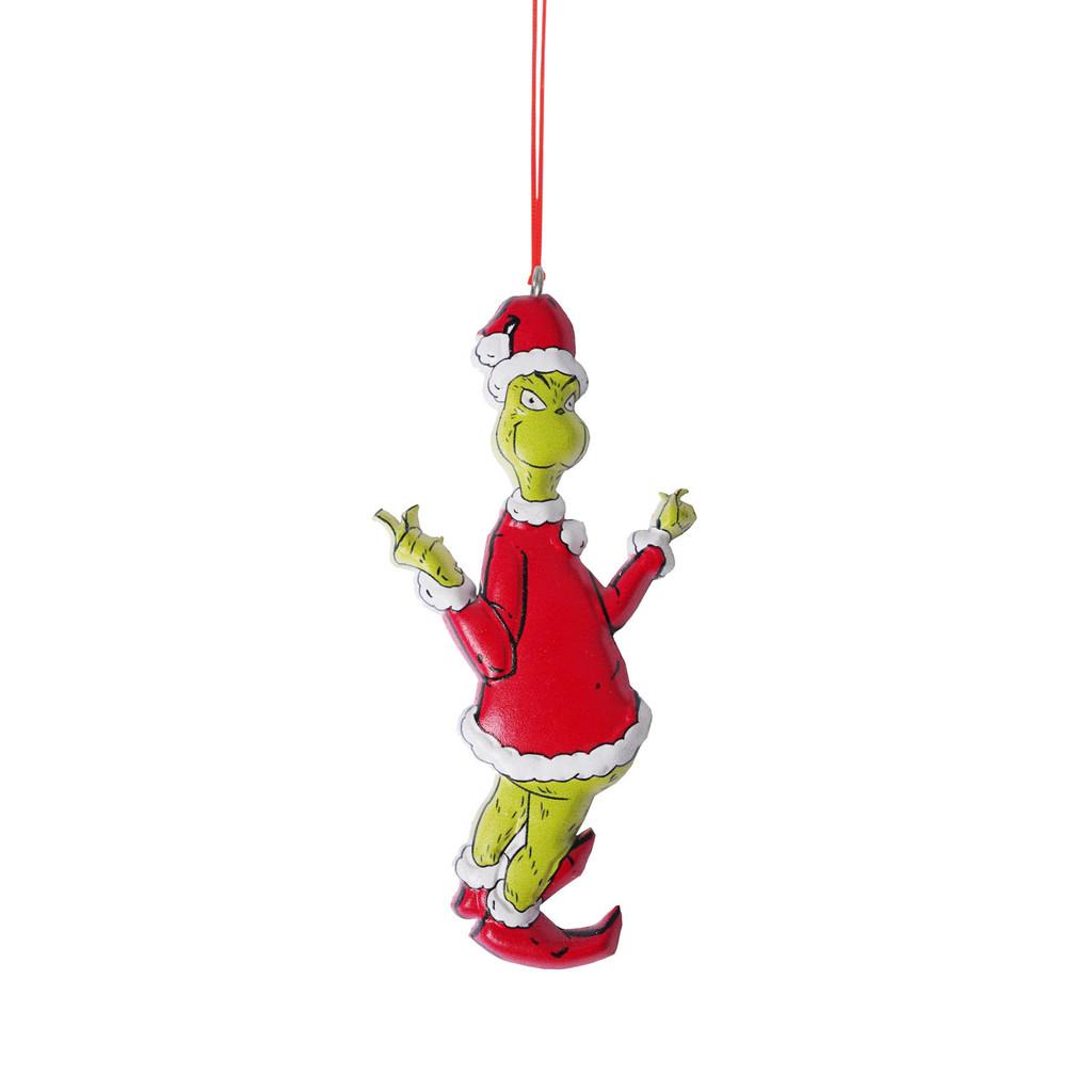 Green Enchanting Monster Christmas Decor Vibrant Acrylic Hanging Ornament For Auto
