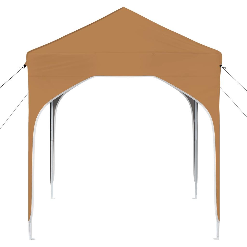 Pop Up Party Tent 194 X 194 X 245 Cm Beige