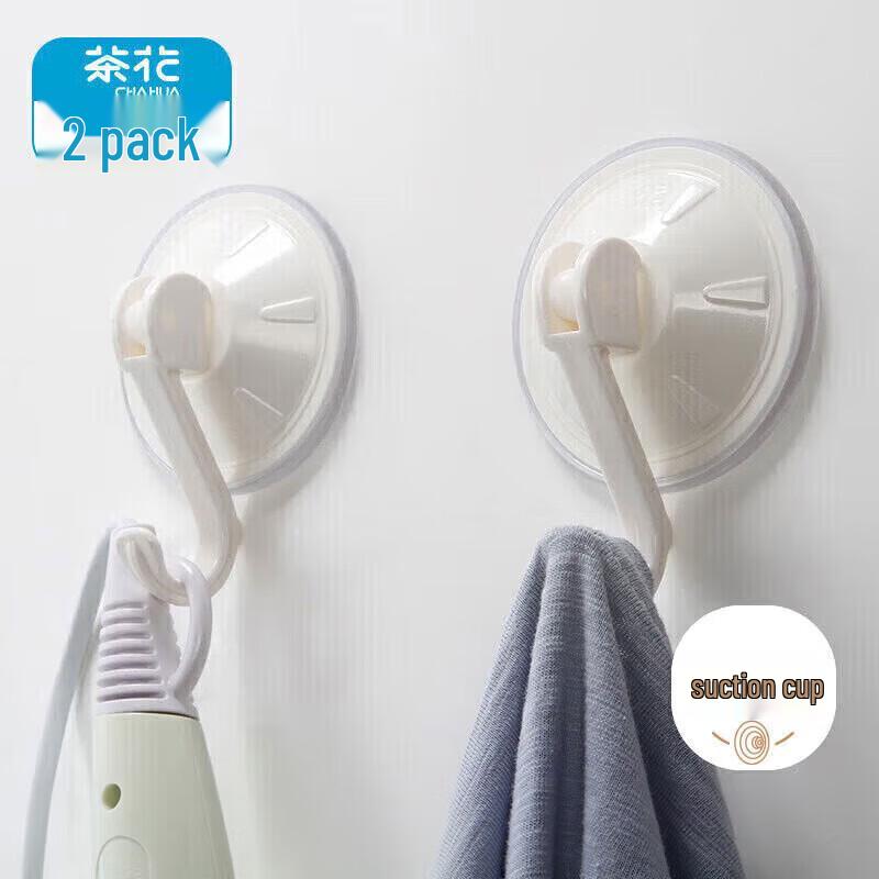 Chahua No-Drill Suction Cup Hooks (2-Pack)