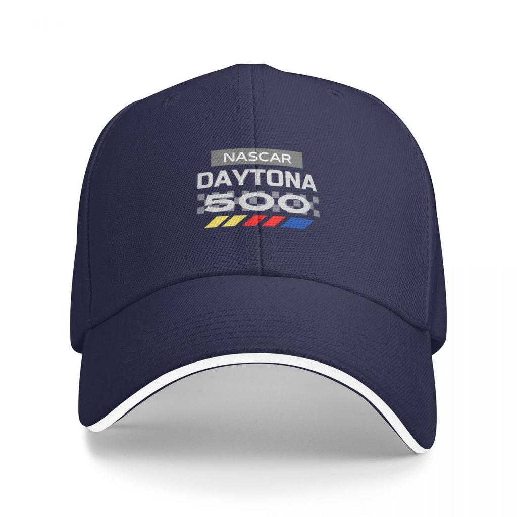 NASCAR DAYTONA VÊTEMENTS ACCESSOIRES (pour fond sombre) Casquette de baseball Chapeaux uniques Chapeau Chapeau de randonnée unisexe Chapeaux unisexe Tennis Femmes