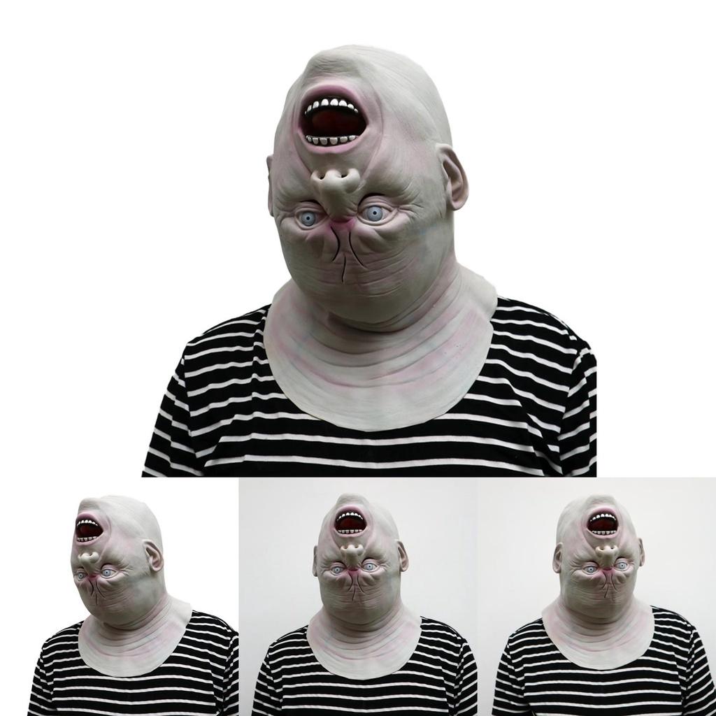 Terrifying Upside Down Full Head Mask For Halloween Parties And Cosplay Events