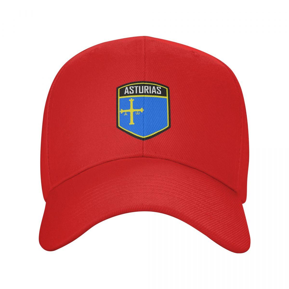 

Spain Asturias Flag Cap Fashion Casual Baseball Caps Adjustable Hat Hip Hop Summer Unisex Baseball Hats One Size