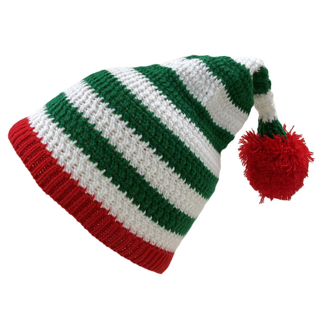 Christmas Elf Knit Hat With Brim For Kids And Adults Perfect Winter Holiday Accessory