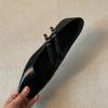 Mary Jane Schuhe Leder Quadratische Zehenpartie Doppelte Schnalle Leder Schuhe Einfach Vielseitig Pendeln Mary Jane Damenschuhe Mode