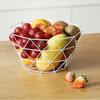 Iron Fruit Basket Simple Fruit Basin Multi-Size Iron Snack Bread Vegetable Storage Bowls Kitchen Eggs Dessert Holder Organizer