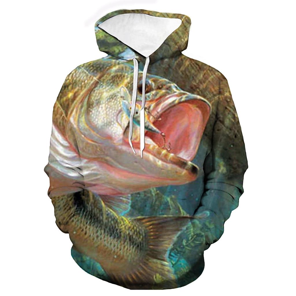 Men's Graphic Animal Hoodie Hoodies Sweatshirt Basic Casual Long Sleeve Hooded Daily Going Out Red Blue Spring & Summer Designer