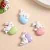 4Pcs 3D Easter Bunny Stickers Self-adhesive Cartoon Rabbit Stickers Decorations  Home Decoration