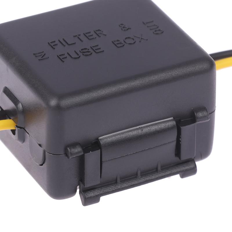 Car Power Signal Filter Anti-Interference Stereo Radio Audio Relay Capacitor Power Filter Accessories