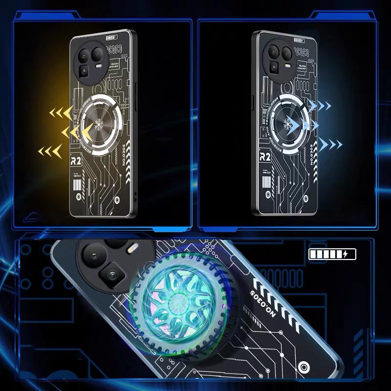Funda Magnética Para Realme GT 8 Pro Funda Trasera con Disipación de Calor para Realme GT 8 PRO