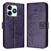 For Honor X5c 4G/Honor X5c Plus 4G Wallet Case with Wrist Strap Butterfly Imprint Leather Phone Cover