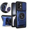 Чехол для Tecno Pop 20 / Spark Go 3 Защита камеры Вертикальная подставка Кольцо 360° Магнитный чехол Всесторонний ударопрочный чехол