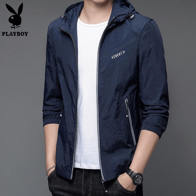 PLAYBOY Men's Summer Outdoor Sun Protection Jacket