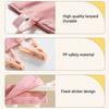 Folding Clothes Hanger Clips Towel Drying Rack Strong Load-bearing Fastener Tape Design Sock Underwear Hanger with 6 Clips