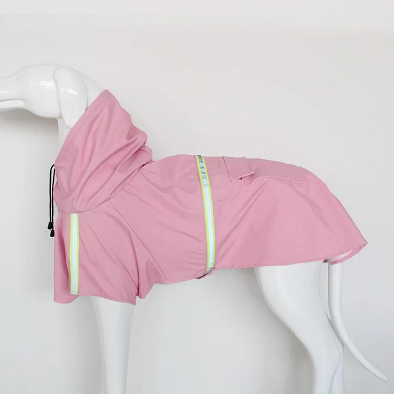 Large Dog Raincoat Corgi Cloak Style Puppy Waterproof Dog Clothes Reflective Pet Windproof Rainproof Hooded Raincoat for Dog 5
