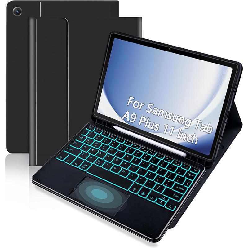 Samsung A9+ Bluetooth Keyboard Case with Backlit Keys & Pen Slot