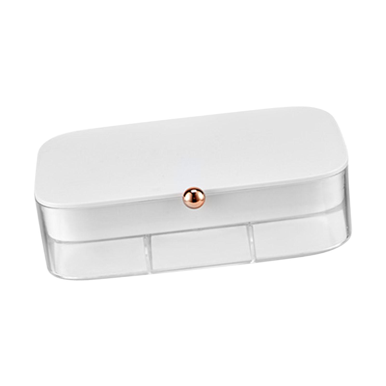 

Jewelry Storage Box 30 Grids Double Layer Large Capacity Plastic Jewelry Sorting for Necklaces Bracelets Rings