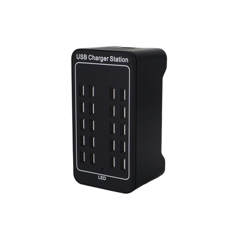 Multi-Port USB Charger: 10-50 Ports, 5V, 120W Power Adjustments