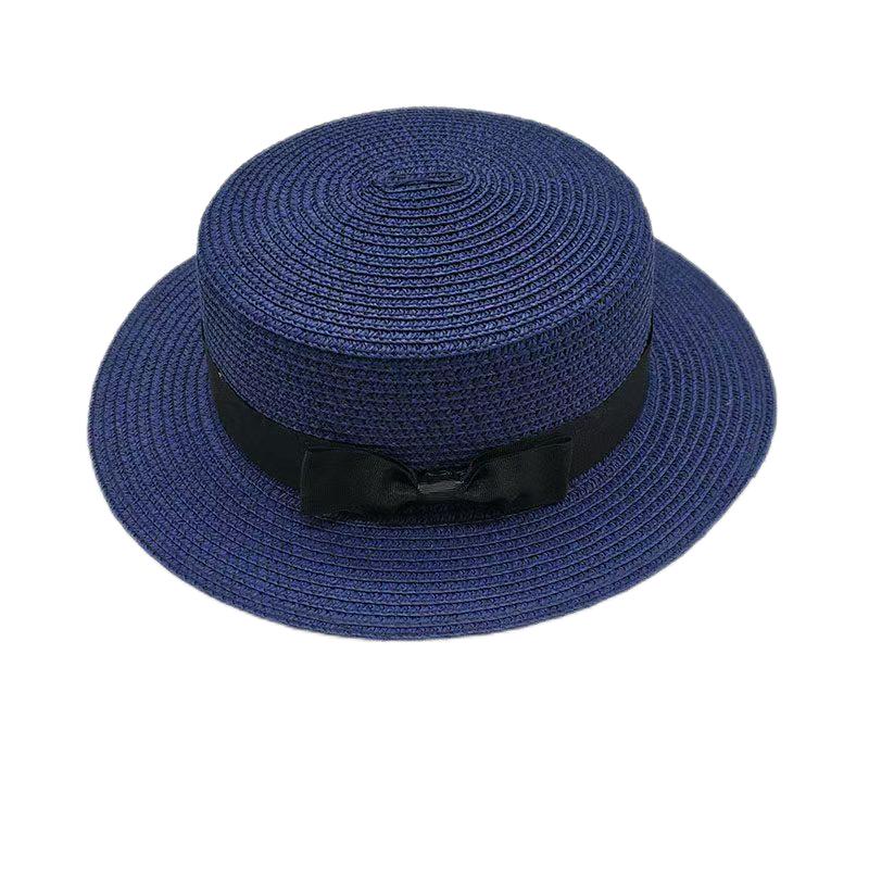Korean Summer Men's and Women's Top Hats Straw Hats Sunshade Sunscreen Hats Beach Vacation Travel Hat