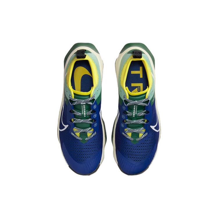 Pantofi noi Nike ZoomX Zegama Trail Albastru Regal Profund Galben Izbitor DH0623-400