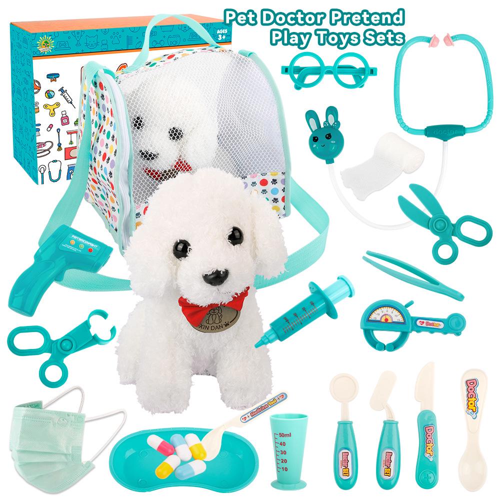 Children s Veterinary Role-Play Set: Doctor Tools and Pet Care Toys