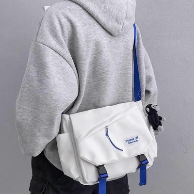 Trendy Crossbody Messenger Bag for Men & Women – Large Capacity, Japanese Style, Perfect for Commuting & College Use