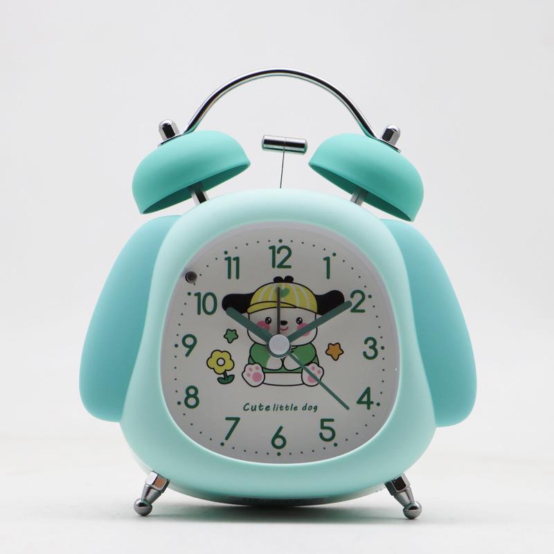 

Щенок Детский Красивый Будильник Супер Громкий Будильник Бесшумный Ночник Студенческий Милый Настольный Часы для Мальчиков и Девочек