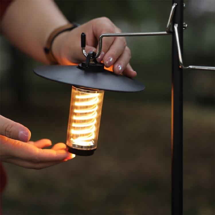 Light Weight Folding Table Light Stand Portable Camping Light Stand Detachable Lamp Holder for Outdoor Camping Lights