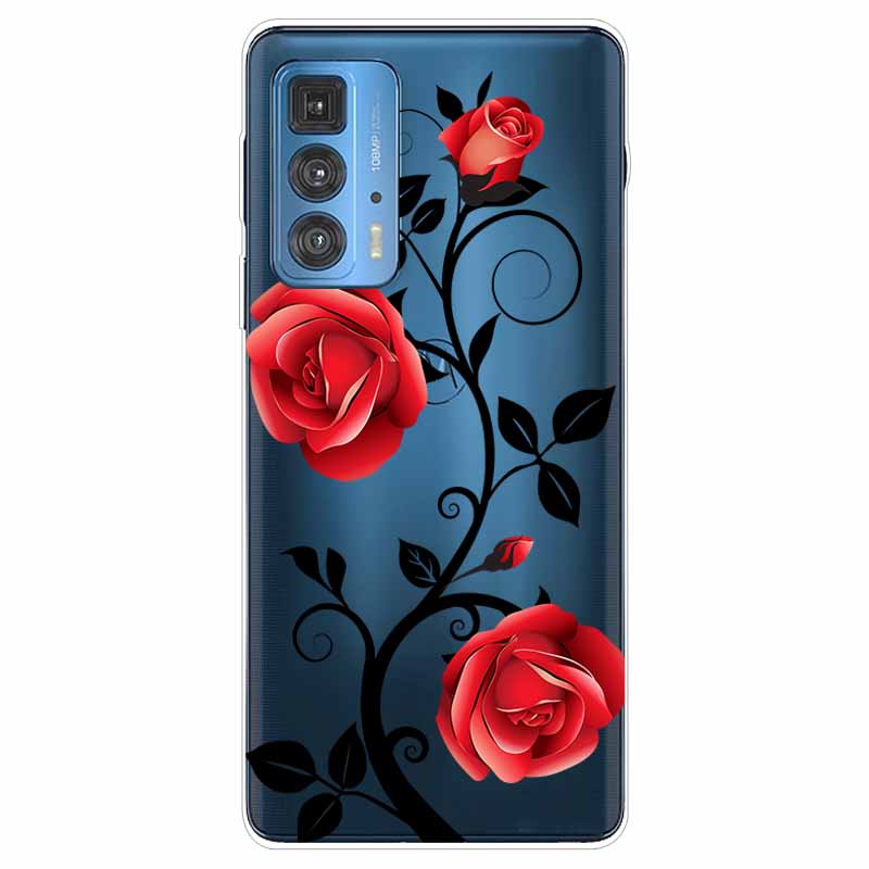 Für Motorola Moto Edge 20 Pro Lite 5G Hülle Silikon Weich Transparent Hülle für Moto Edge20 Fusion Pro Handyhülle Transparent TPU Hülle