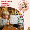 JOYFY 2025 Christmas Advent Calendar Gemstones 24 Days Christmas Countdown Calendar Rock Collection for Kids Xmas Party Favors