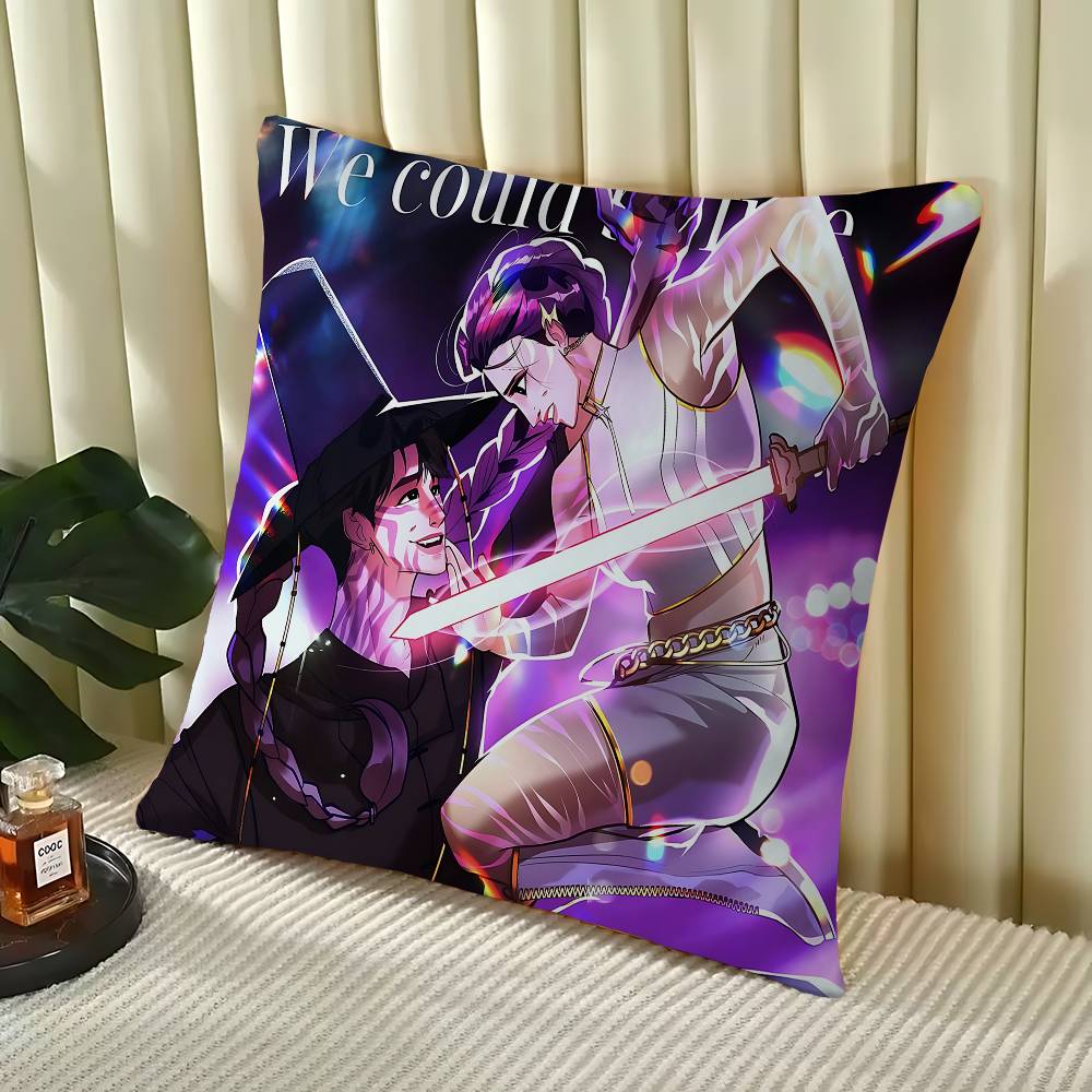 KPop lovci démonů Rumi Jinu Steh Šťastný drak Povlak na polštář Potah na polštář na pohovku Dekorace do pokoje Dětský dárek