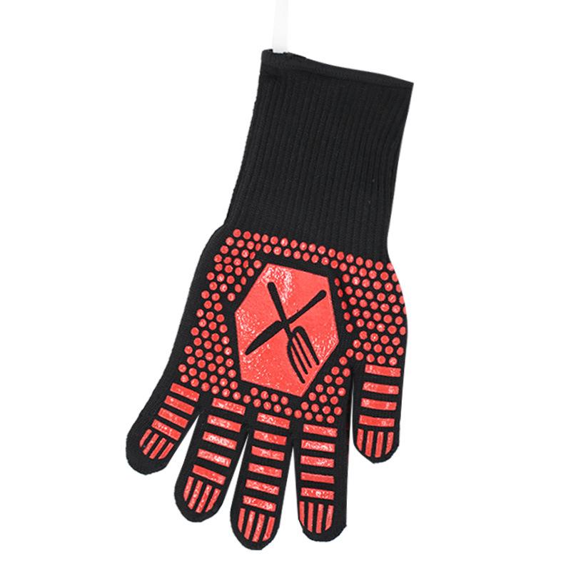 Heat-Resistant Flame Retardant Silicone BBQ Oven Gloves