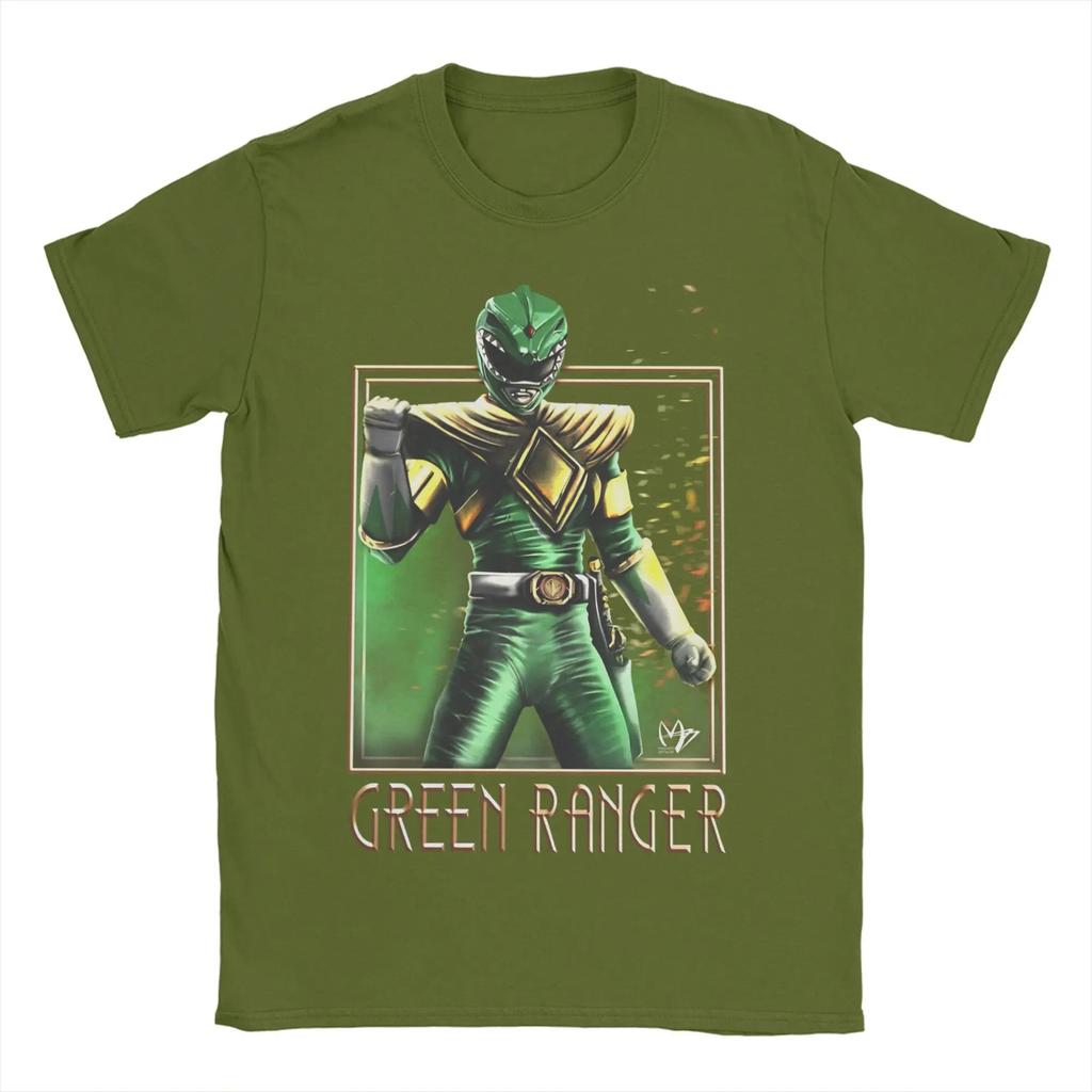 Unisex Unisex Red Power Rangers Sumi E T Shirts Cotton Clothes Novelty Short Sleeve Crewneck Tee Shirt Summer Tshirt