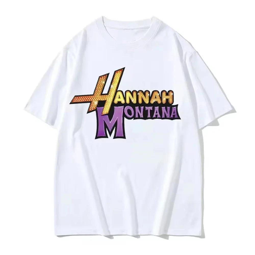 

New Hannah Montana Tee Women Modern Style Graphic T Shirt Girl Funny Streetwear Japanese Clothes Y2k Clothes Women Clothing S