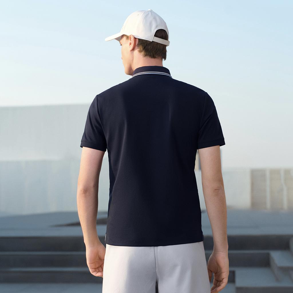 Fila Heritage Basic Knit Pullover Short Sleeve Polo Shirt Men Tops F11M628110F-DB