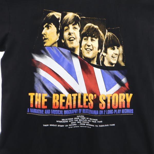 The Beatles 90s Old Band T Double-sided Printing Short Sleeve T-shirt Men's Used