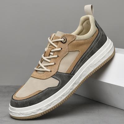 Men's Shoes Korean Version Trendy Shoes Breathable British Style Soft Sole Fashion Retro Men's Sports Shoes Casual Board Shoes