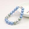 Morandi Candy Color Pearl Necklace Set for Women - Imitation Tahitian Round Pearls