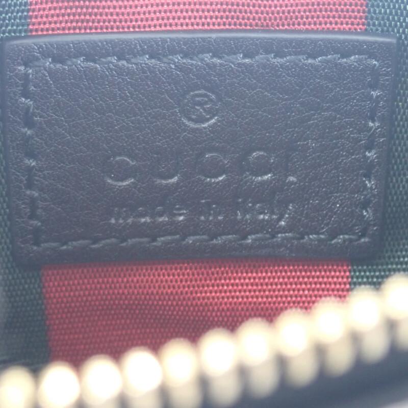 Gucci 819113 Coin Case Brown Polyurethane Women