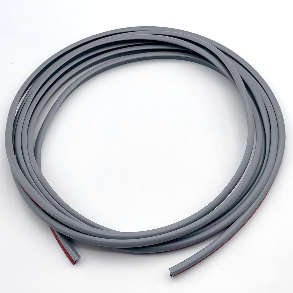 LEXOR Aero Mall Universal Rubber Seal Strip Molding T Type Front Rear Side Bumper