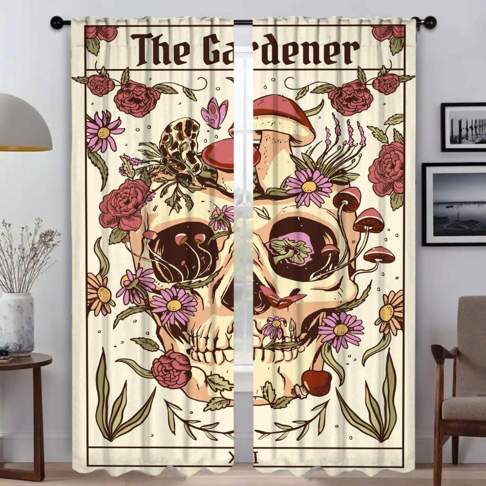 Kitchen Curtains for Living Room Subject-free Blackout Curtain Tulle for Bedroom Shades Home Interior Curtains 2 Pieces Elegant