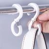 8pcs Plastic Hanging Hooks Multifunctional Railing Hooks Organizer S Shaped Hook  Home Accessories