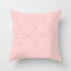 Popular Pink Marble Geometric Series Pillowcases, Home Fabric Sofa Cushion Covers