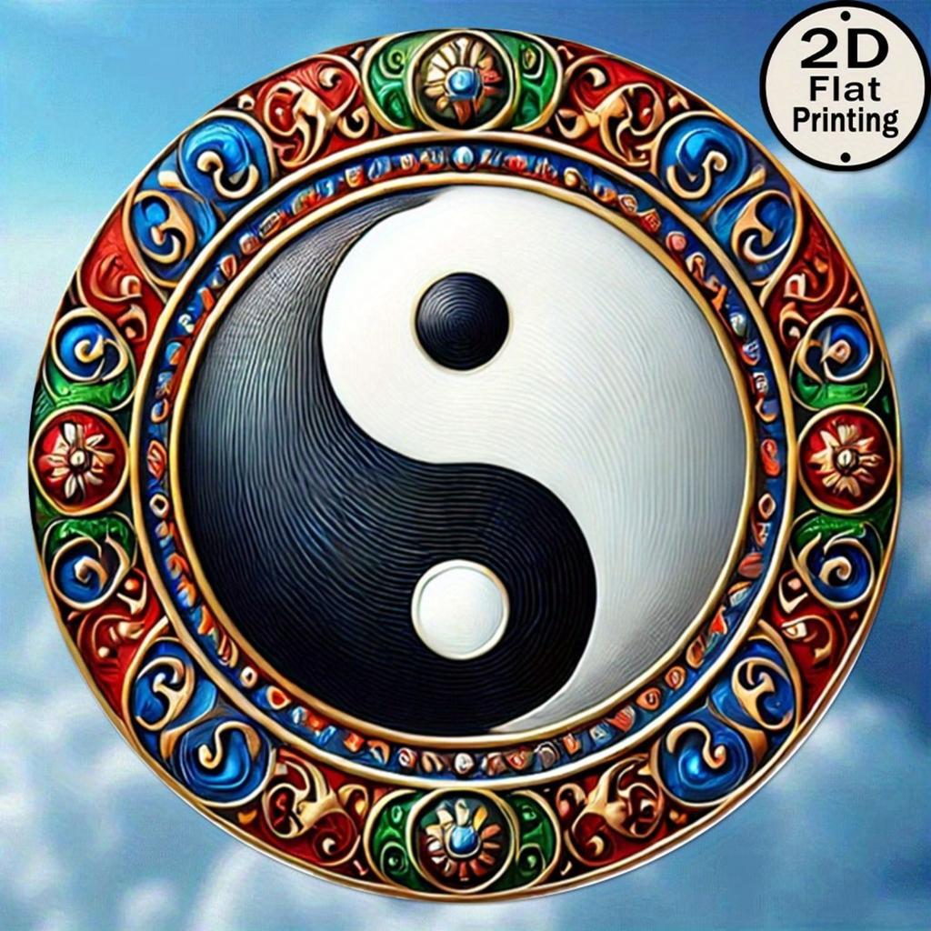 2D Flat Metal Wall Sign Decor