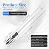 2Pcs Extended Demolition Screwdriver 56cm/22inch Long Straight Head Pry Bar Repair Tool Flathead/Slotted Screwdriver